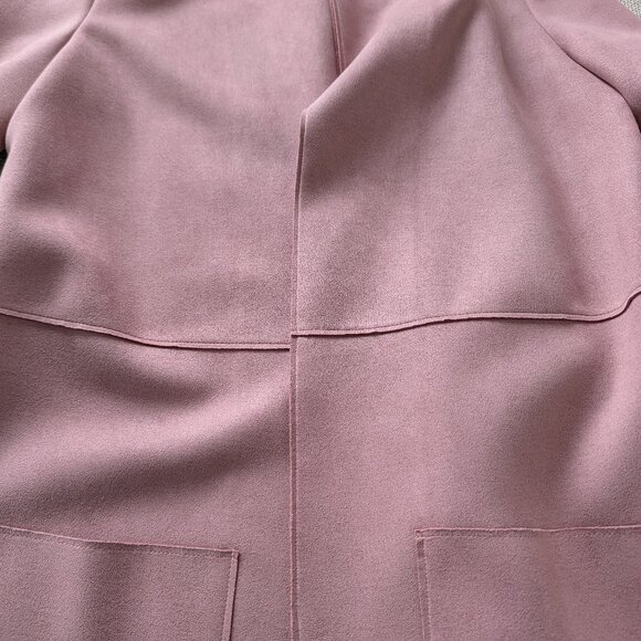 Nygard Light Pink Faux Suede Belted Coat, Size S - Picture 10 of 10